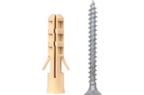 Дюбель нейлоновый Европартнер PND 6  6x30 с саморезом 4х40 (60 шт)  картинка